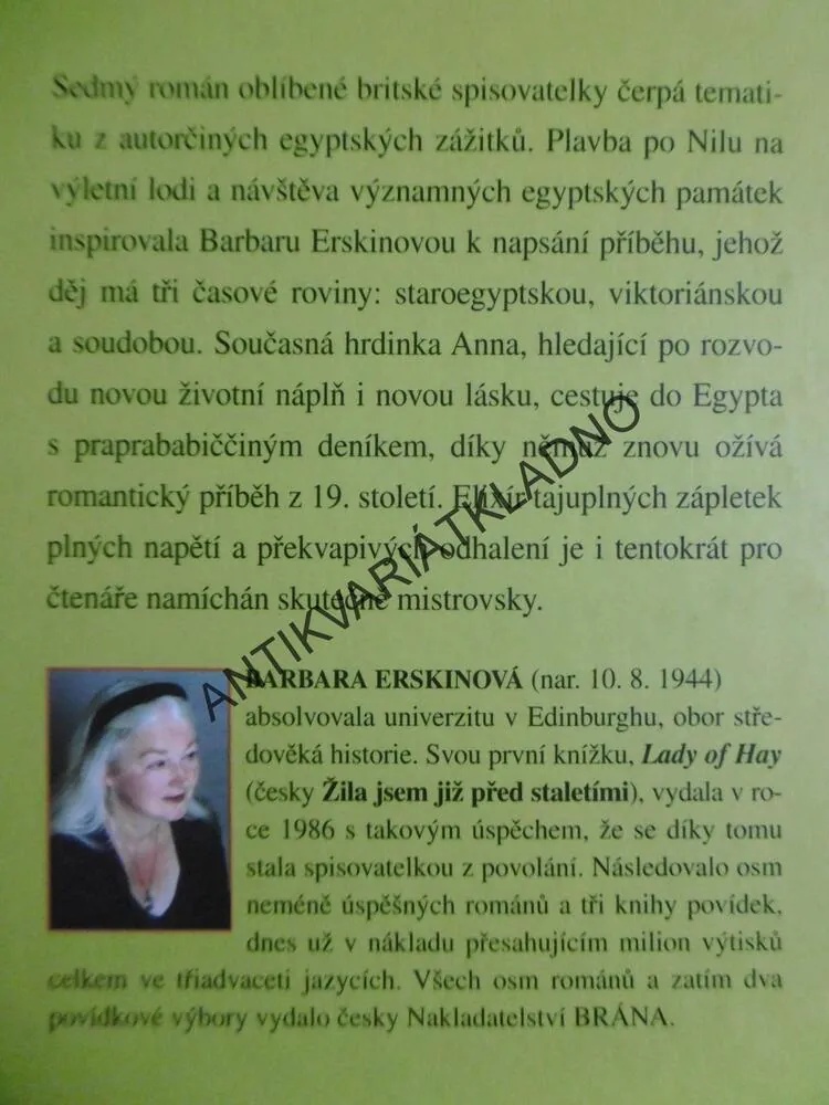 ŠEPOTY V PÍSKU, BARBARA ERSKINOVÁ, **an