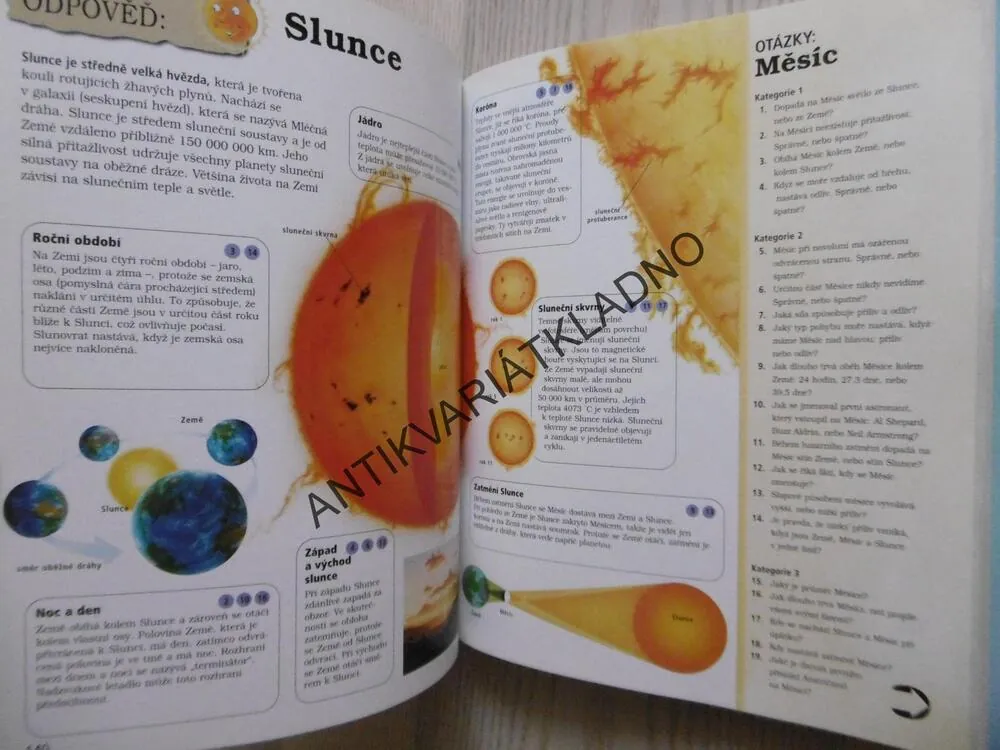 KNIHA OTÁZEK A ODPOVĚDÍ, VÍCE NEŽ 200 OTÁZEK NA PROCVIČOVÁNÍ MOZKOVÝCH ZÁVITŮ, **an