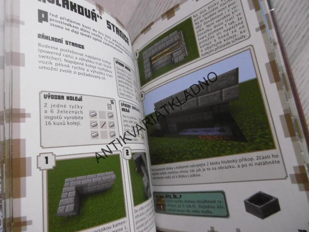 MINECRAFT, PŘÍRUČKA REDSTONE, **an