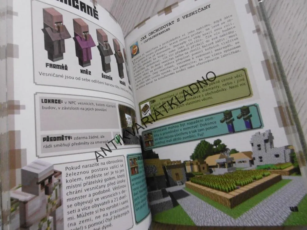 MINECRAFT, ZÁKLADNÍ PŘÍRUČKA, **an