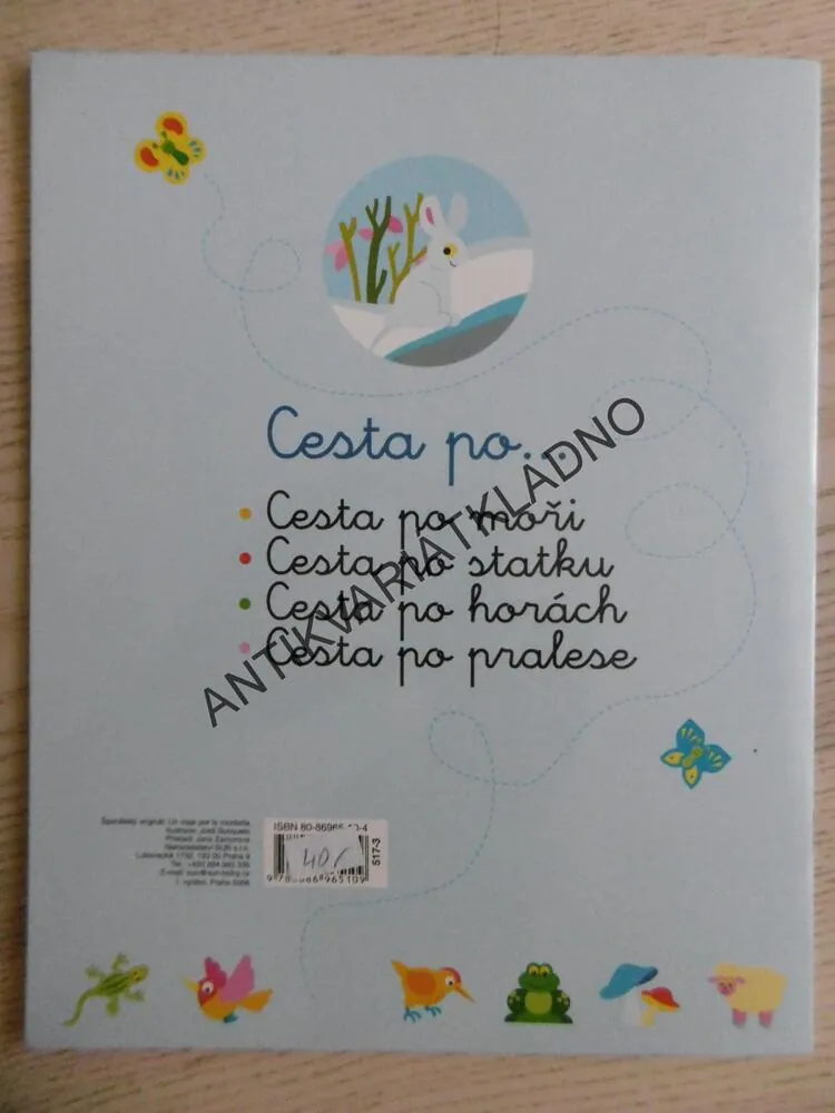 CESTA PO HORÁCH SE SAMOLEPKAMI, VČETNĚ SAMOLEPEK