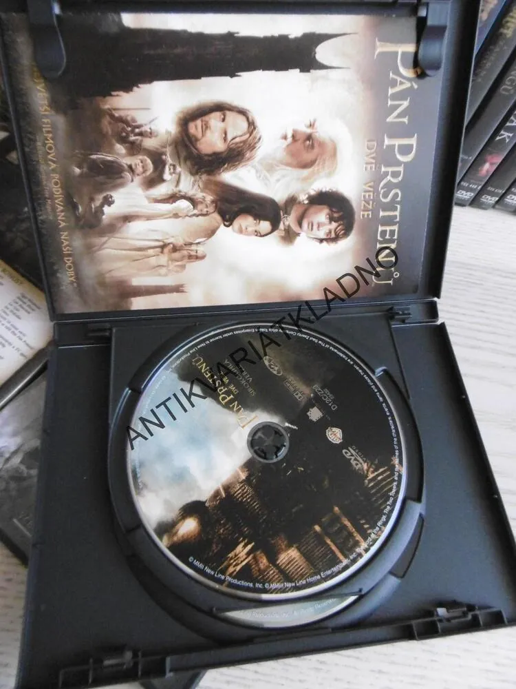 PÁN PRSTENŮ, 3 X DVD FILM 