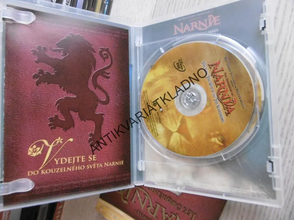 LETOPISY NARNIE, LEV, ČARODĚJNICE A SKŘÍŇ, DVD FILM