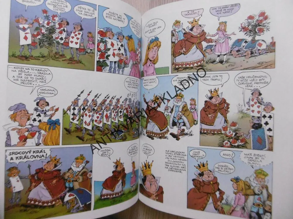 ALENKA V ŘÍŠI DIVŮ, LEWIS CARROLL, KOMIKS, **an