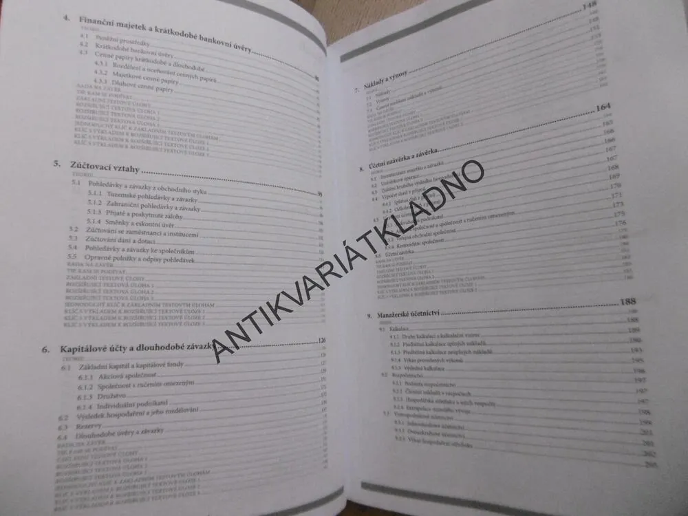 MATURITNÍ OTÁZKY, ÚČETNÍCTVÍ, MATURITA