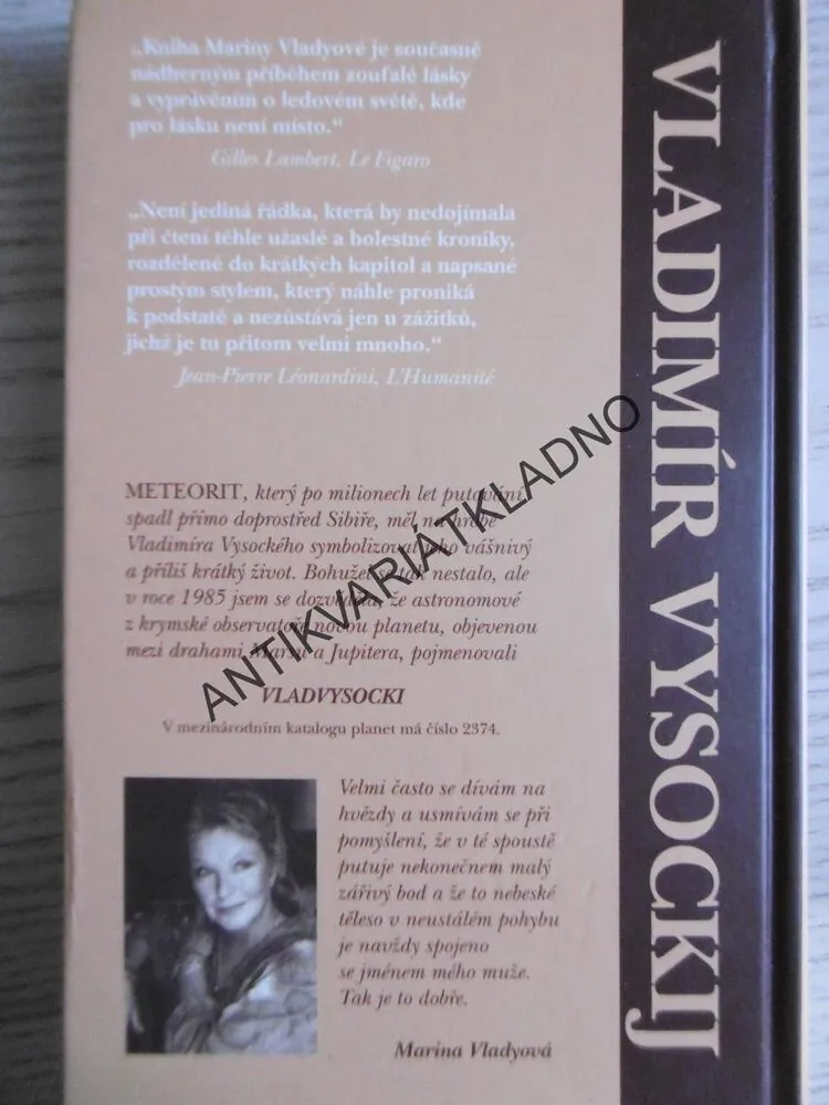 VLADIMÍR VYSOCKIJ, VLADIMÍR ANEB ZASTAVENÝ LET, MARINA VLADYOVÁ, **an