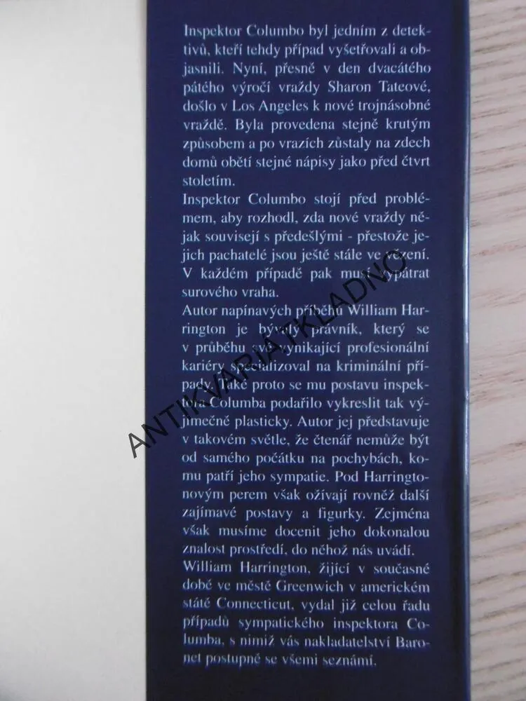 COLUMBO, SMRT BOHATÉ DÁMY, WILLIAM HARRINGTON, **an