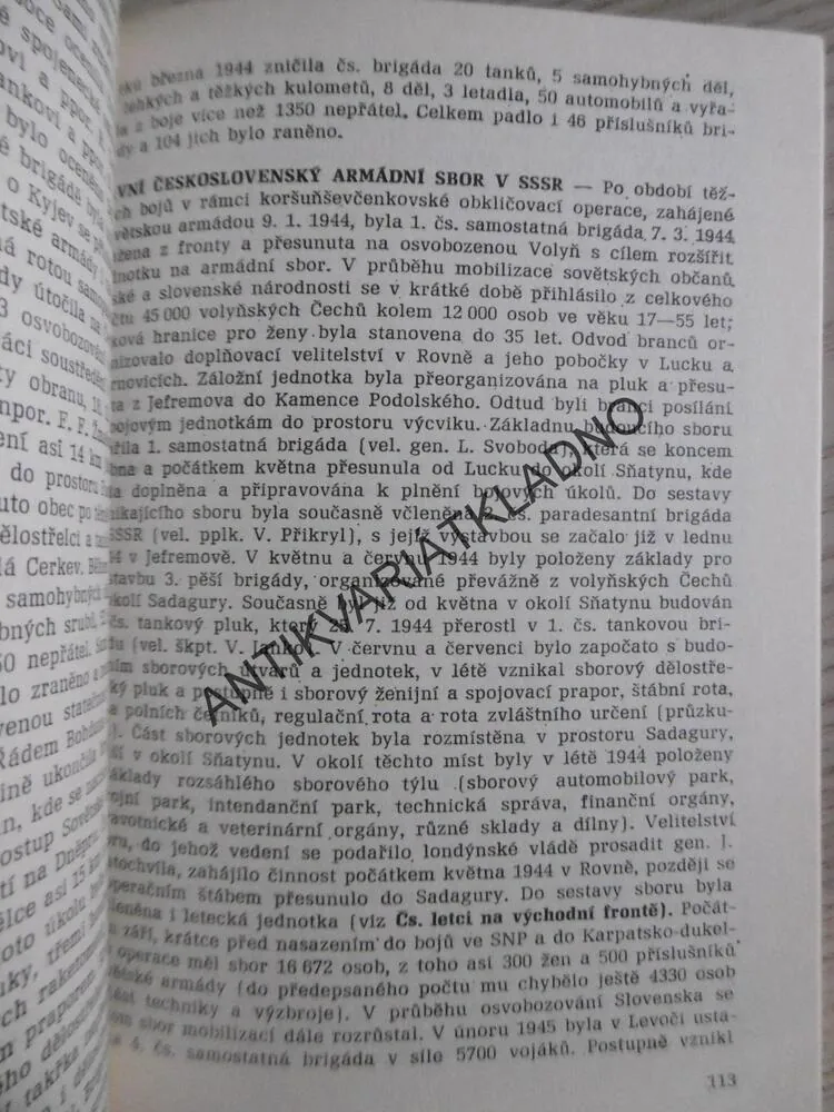 STRUČNÝ SLOVNÍK PROTIFAŠISTICKÉHO BOJE ČESKÉHO LIDU, **an