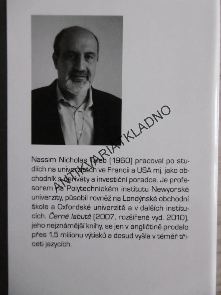 ČERNÁ LABUŤ, NASSIM NICHOLAS TALEB, **an