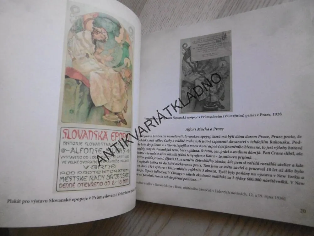 ALMANACH SLOVANSKÉ EPOPEJE, ALFONS MUCHA, **an