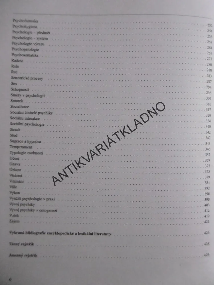 ENCYKLOPEDIE OBECNÉ PSYCHOLOGIE, MILAN NAKONEČNÝ, **an