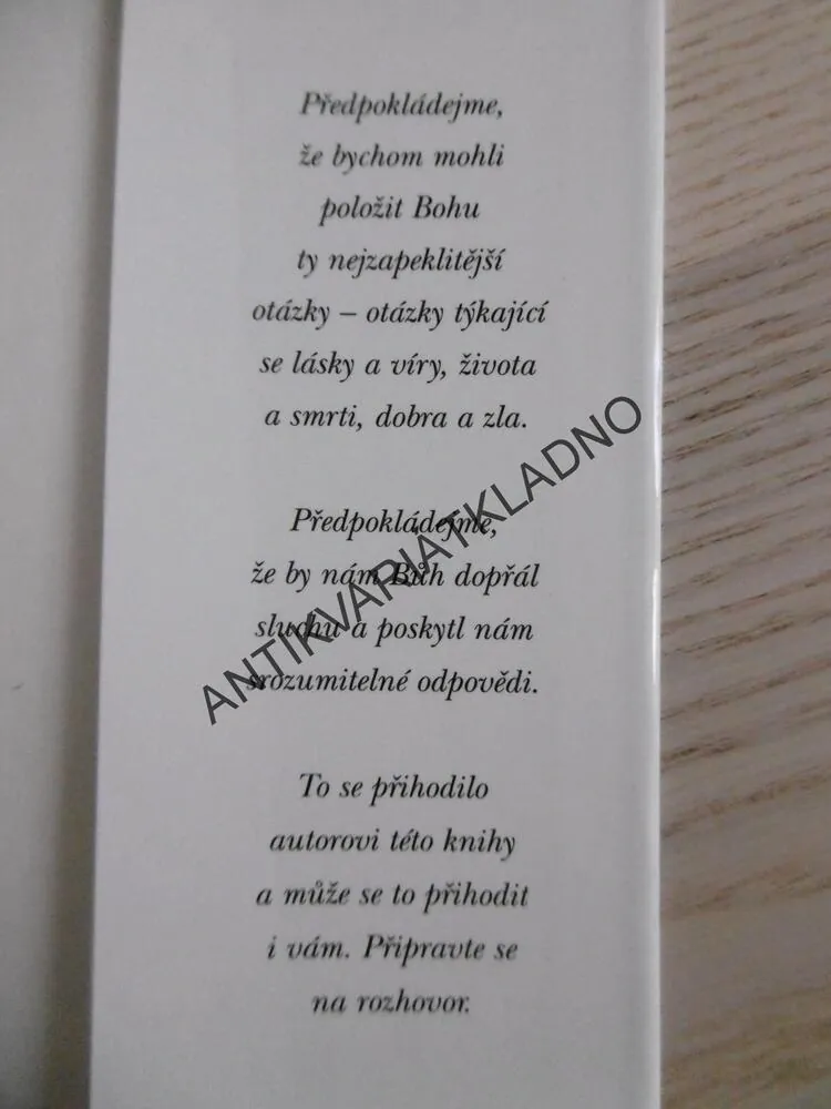 HOVORY S BOHEM NEOBVYKLÝ DIALOG, NEALE DONALD WALSCH, **an
