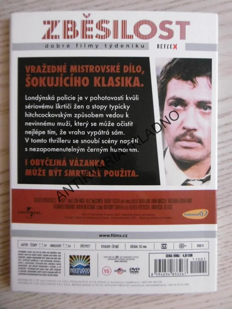 ZBĚSILOST, DVD FILM