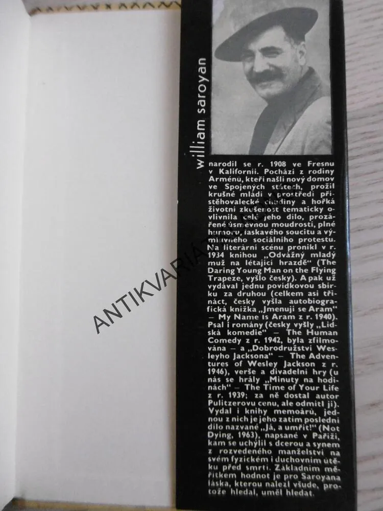 PĚT ZRALÝCH HRUŠEK, WILLIAM SAROYAN, **an