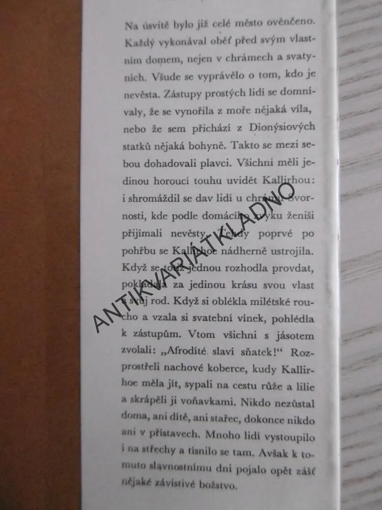 O VĚRNÉ LÁSCE CHAIREA A KALLIRHOE, CHARITON, **an