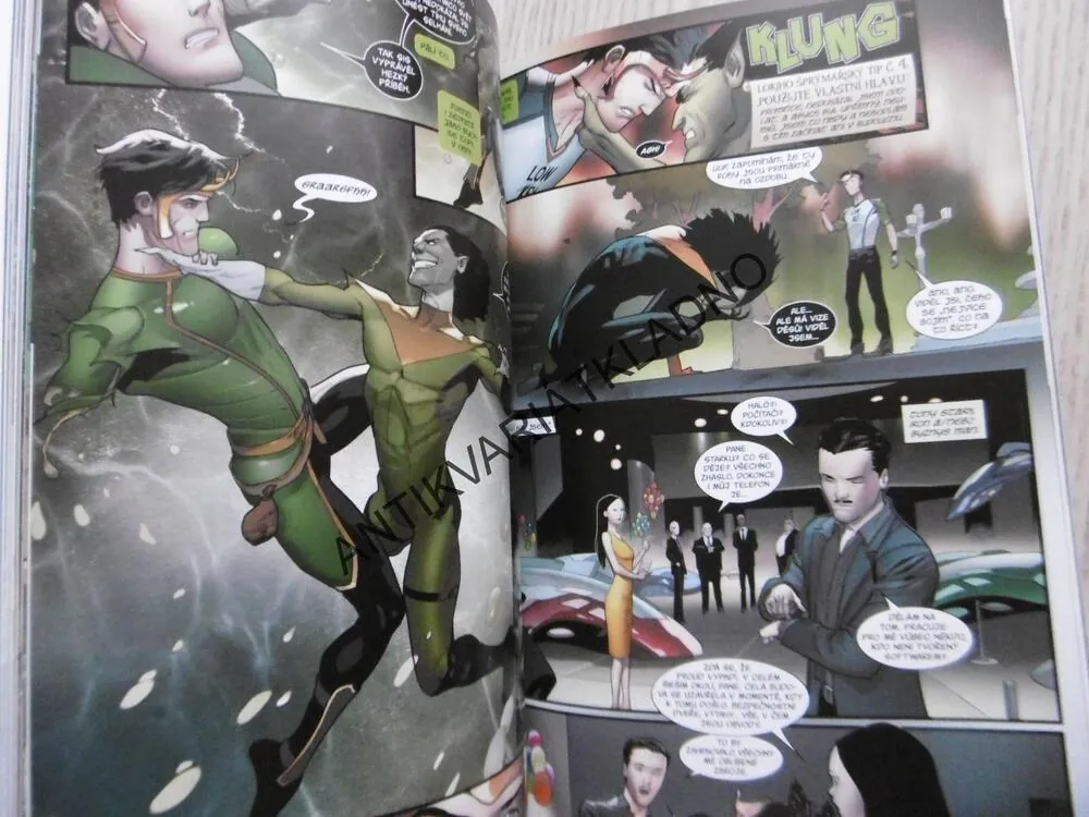 LOKI, BŮH, KTERÝ SPADL NA ZEMI,  KOMIKS MARVEL, **an