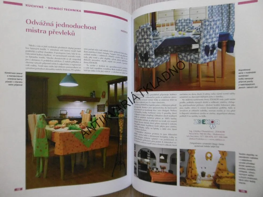 KUCHYNĚ, DOMÁCÍ TECHNIKA, PETR VELFEL, **an