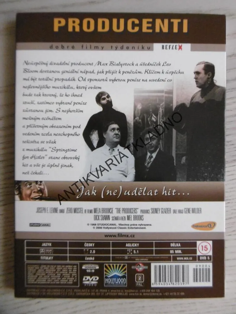 PRODUCENTI, DVD FILM