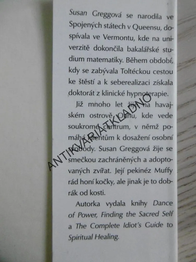 CESTA TOLTÉKŮ, SUSAN GREGGOVÁ, **an
