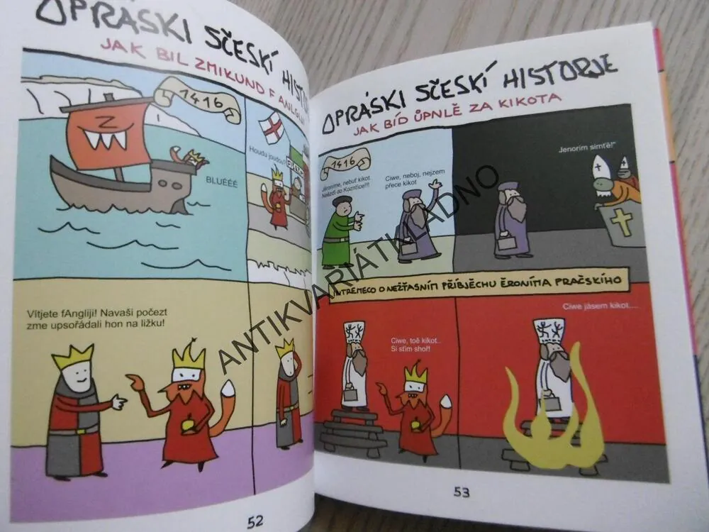 OPRÁSKI Z SČESKÍ HISTORJE, ZMIKUND VS HUZ, PARALENŇÍ ŽIVOTOPISI, **an