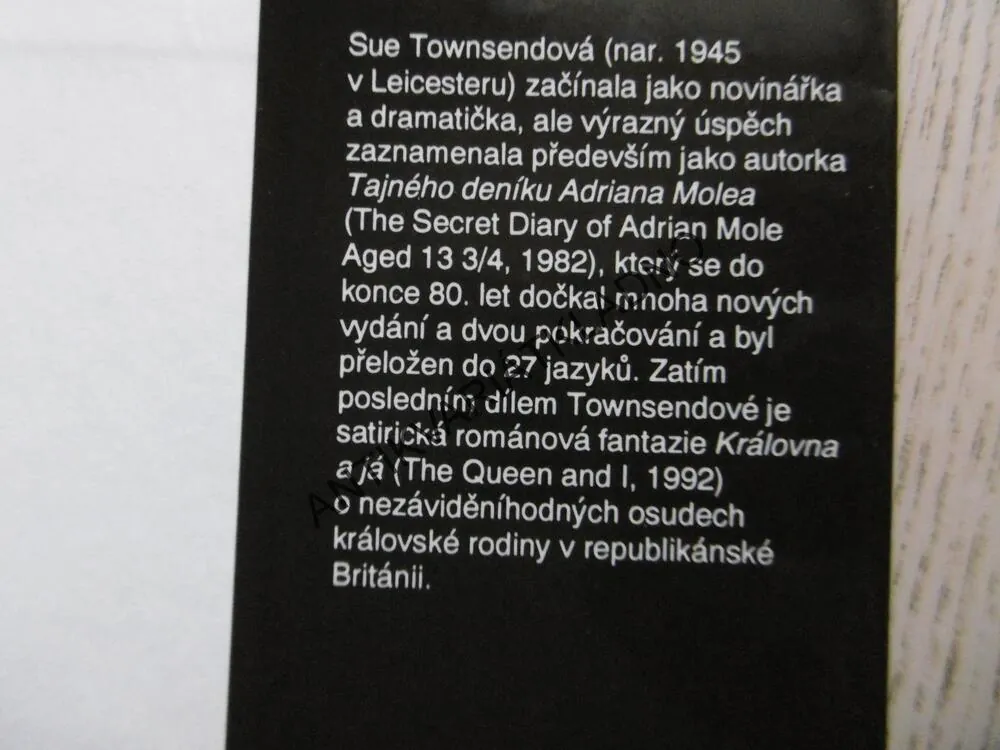 TAJNÝ DENÍK ADRIANA MOLEA, SUE TOWNSENDOVÁ, **an