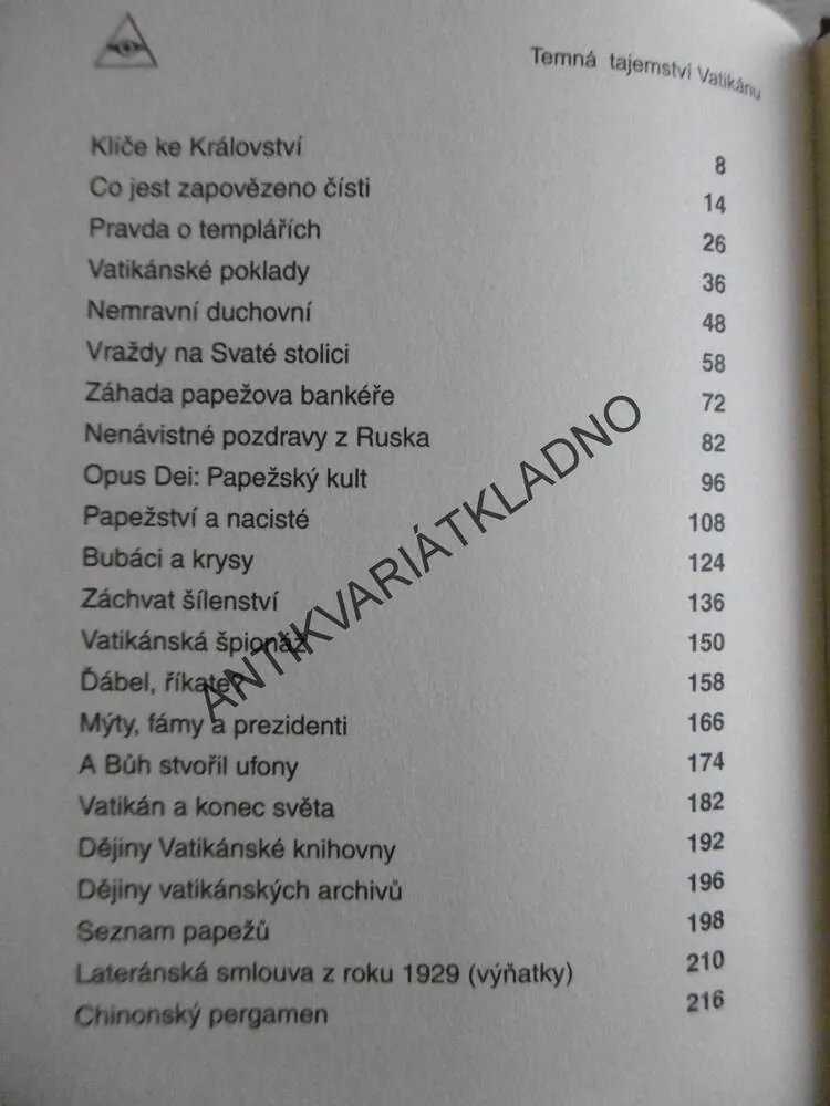 TEMNÁ TAJEMSTVÍ VATIKÁNU, H.PAUL JEFFERS, **an