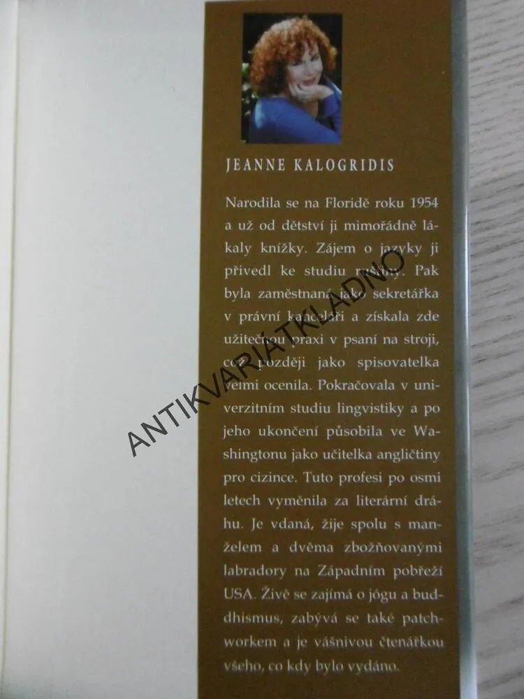 NEVĚSTA BORGIŮ, JEANNE KALOGRIDIS, **an