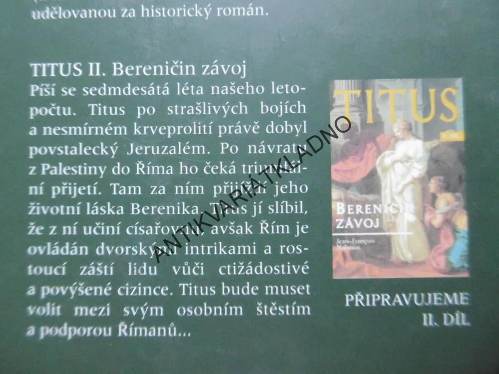 TITUS, 1-2, JEAN-FRANCOIS NAHMIAS, **an