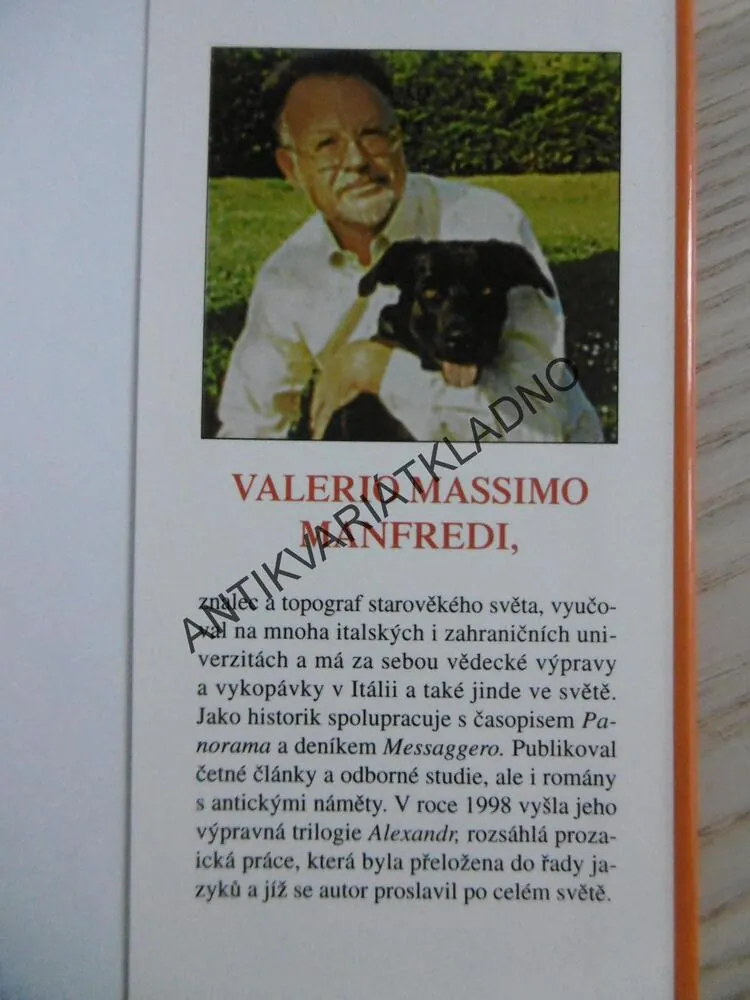 ALEXANDR VELIKÝ, KONEC SVĚTA, VALERIO MASSIMO MANFREDI, **an