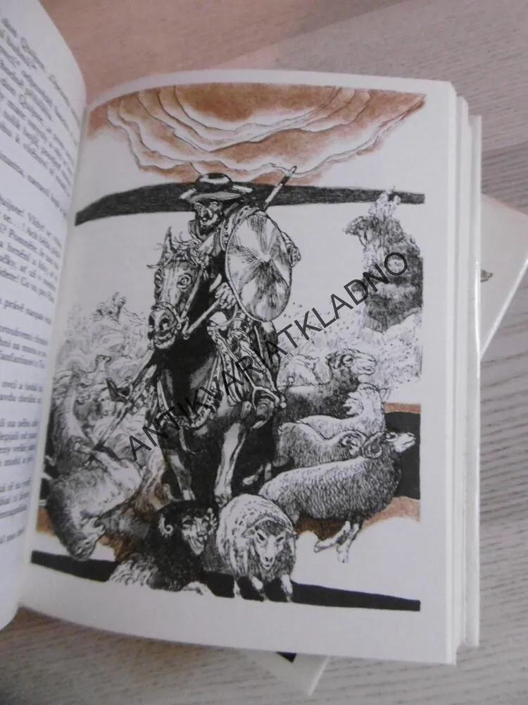 DŮMYSLNÝ RYTÍŘ DON QUIJOTE DE LA MANCHA, MIGUEL DE CERVANTES SAAVEDRA, 1-2, **an