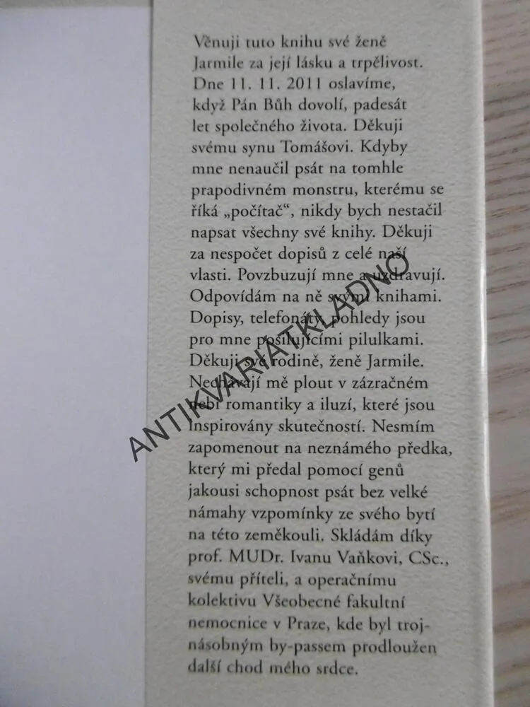 DENÍK STARÉHO MUŽE, JOSEF FOUSEK, **an