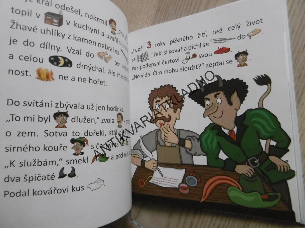 OBRÁZKOVÉ POHÁDKY, HANKA JELÍNKOVÁ, VENDULA HEGEROVÁ, AUTOGRAMY, **an