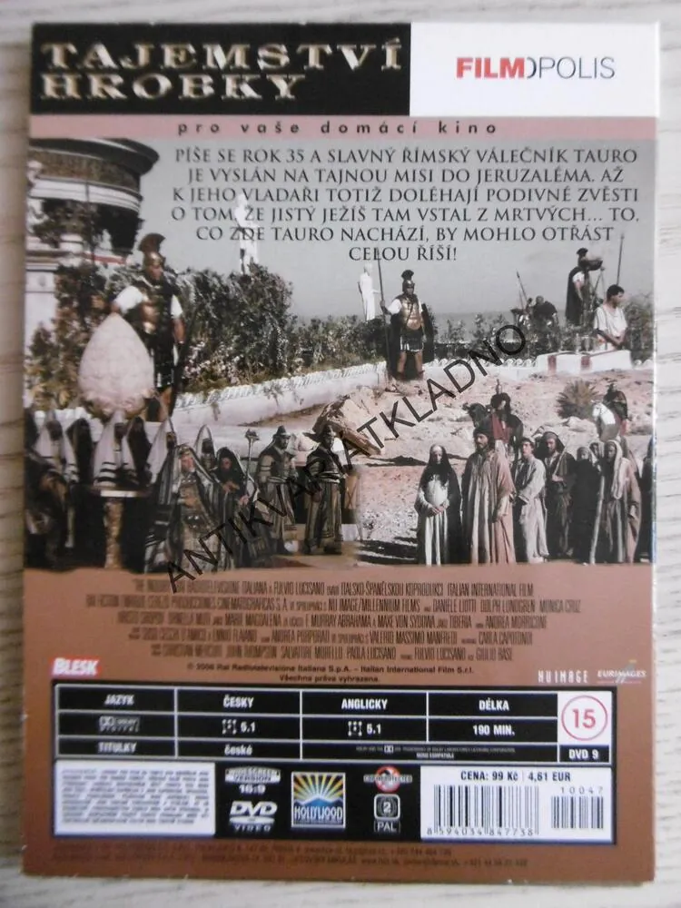 TAJEMSTVÍ HROBKY, DVD FILM 