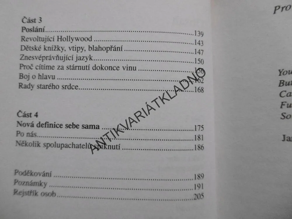 SPIKNUTÍ METUZALÉMŮ, STÁŘÍ MA ZELENOU, FRANK SCHIRRMACHER, **an