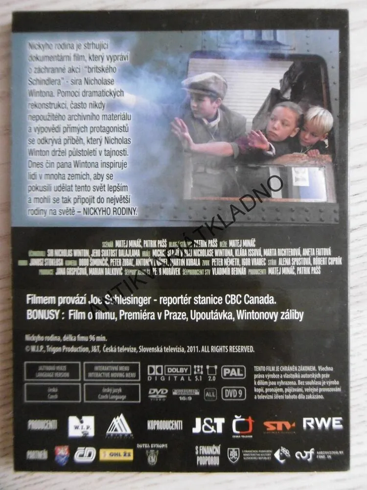 NICKYHO RODINA, DVD FILM 