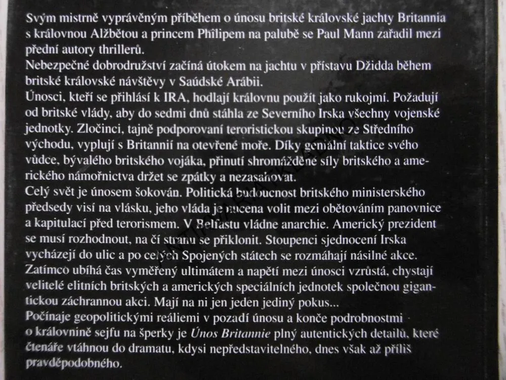 ÚNOS BRITANNIE, PAUL MANN, **an