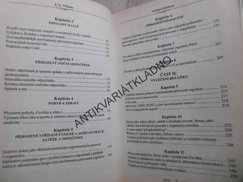 VZLYKAVÉ DÝCHÁNÍ PRO ZDRAVÍ, J. G. VILUNAS, **an