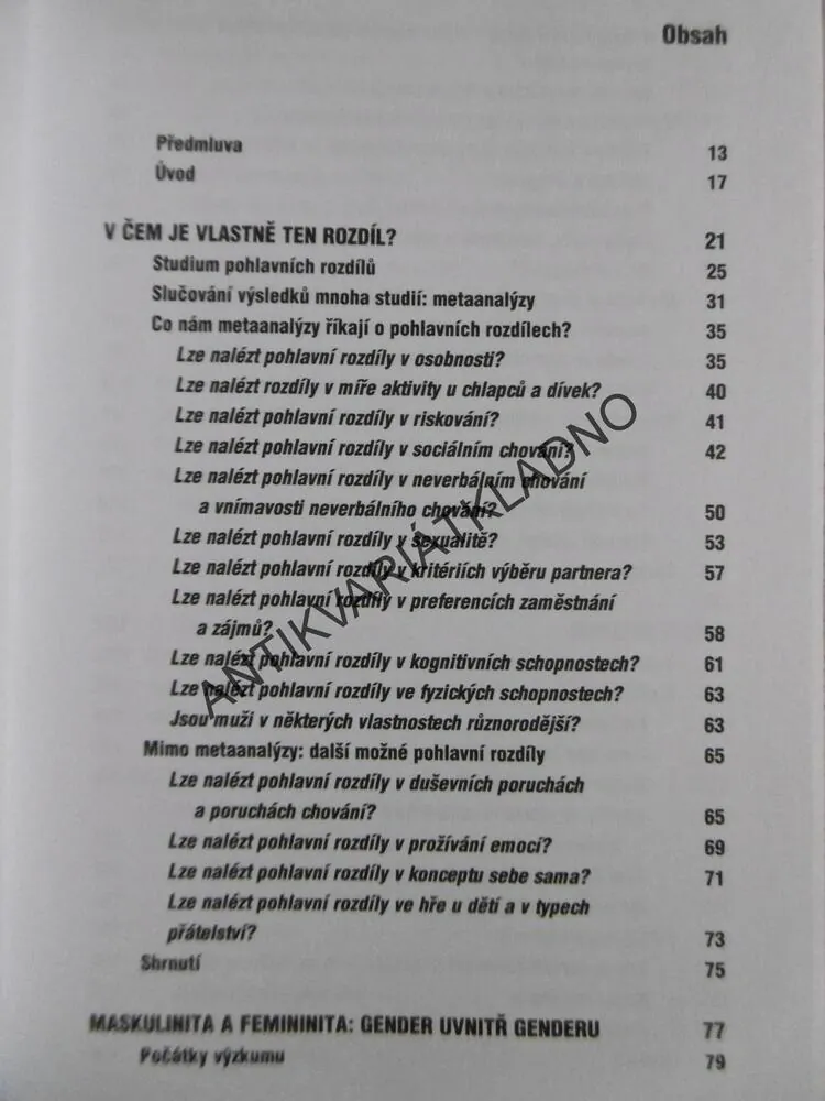 POHLAVÍ, PŘÍRODA A VÝCHOVA, RICHARD A. LIPPA, **an