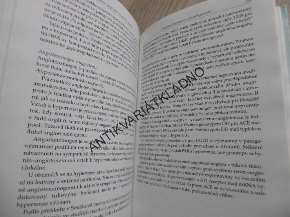 HYPERTENZE PŘI OBEZITĚ A DIABETU, ŠTŠPÁN SVAČINA, **an