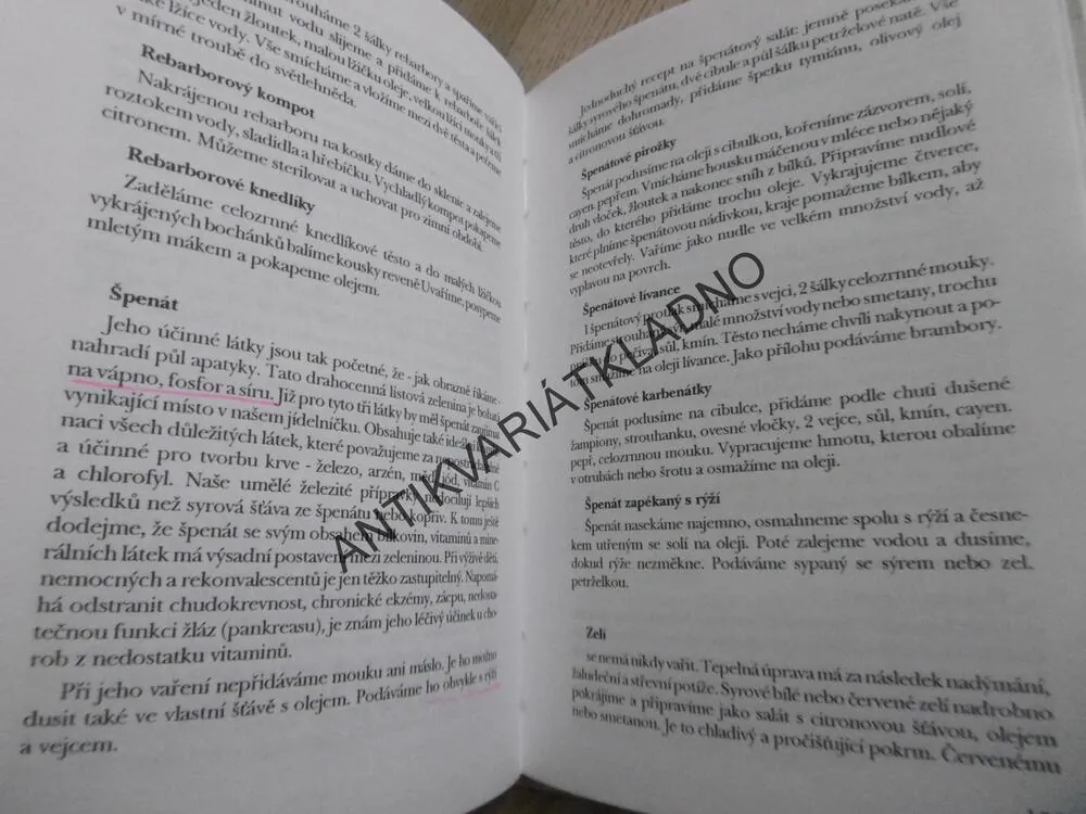 MAZDAZNAN, ŽIVOTOSPRÁVA A KUCHAŘKA, OTMAR DOLEŽAL, **an