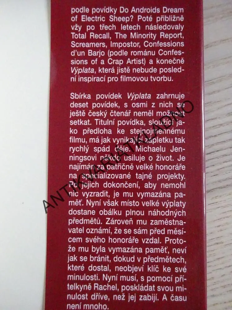 VÝPLATA, PHILIP K. DICK, **an