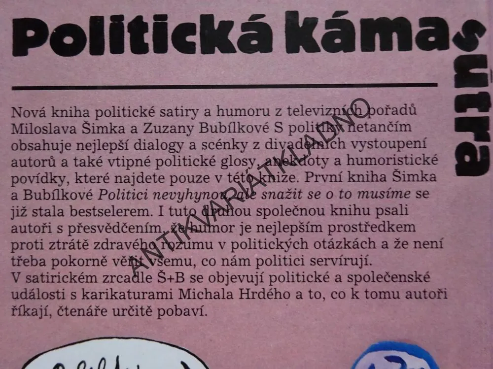 POLITICKÁ KÁMASÚTRA, ZUZANA BUBÍLKOVÁ, MILOSLAV ŠIMEK, **an
