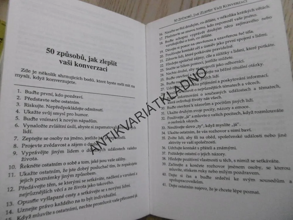 JAK ZAČÍT ROZHOVOR A ZÍSKAT PŘÁTELE MEZI LIDMI, DON GABOR, **an