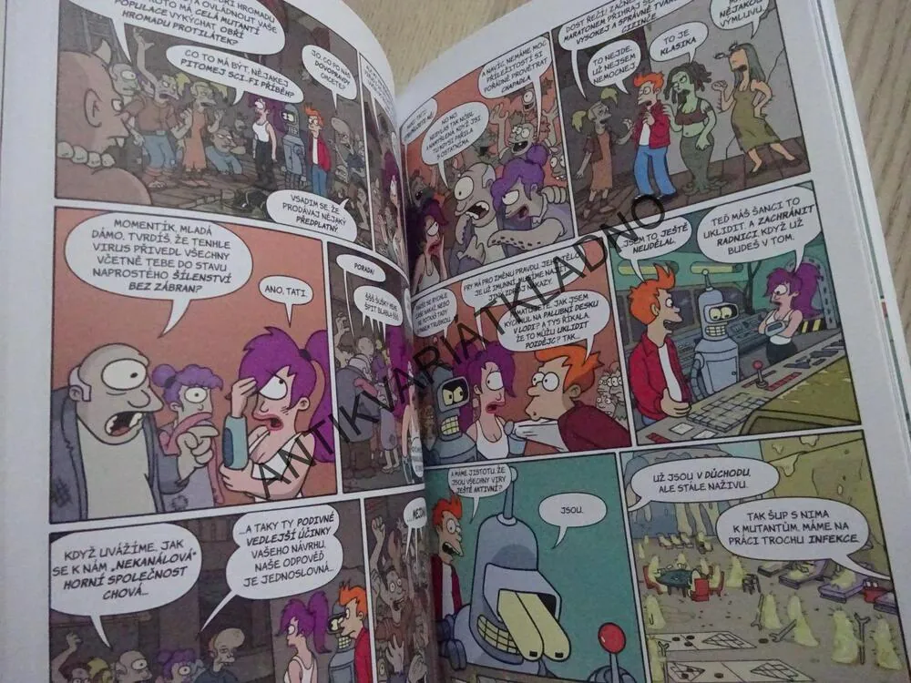 FUTURAMA, DOBÝVÁ VESMÍR, KOMIKS, **an