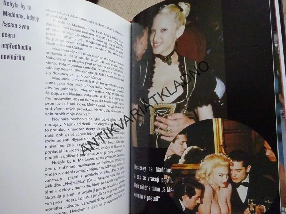 MADONNA, PROMĚNY VÉVODKYNĚ SEXU, DANIEL STERN, **an