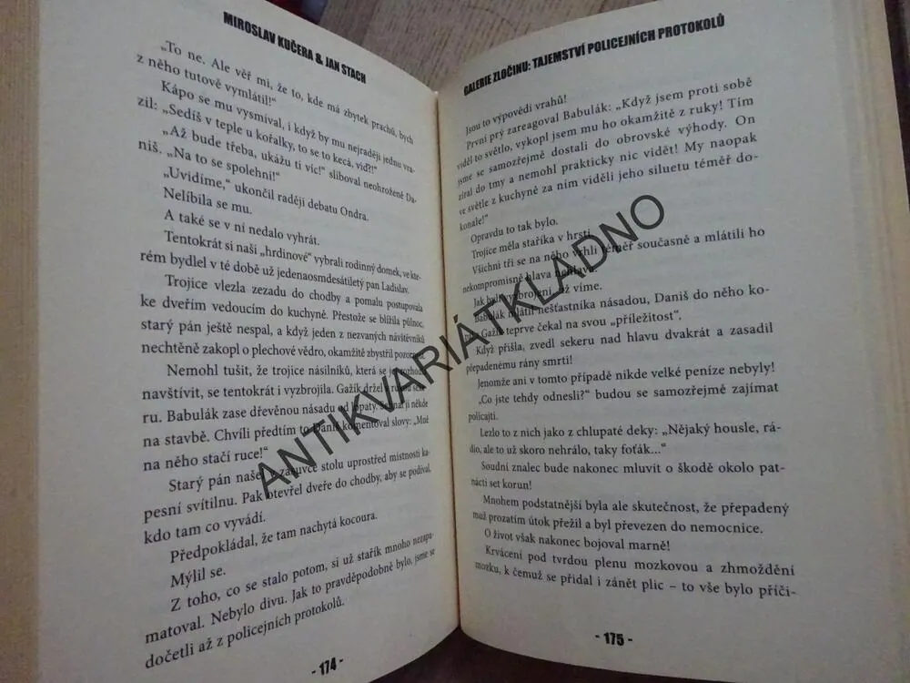 GALERIE ZLOČINU, TAJEMSTVÍ POLICEJNÍCH PROTOKOLŮ, MIROSLAV KUČERA, JAN STACH, **an
