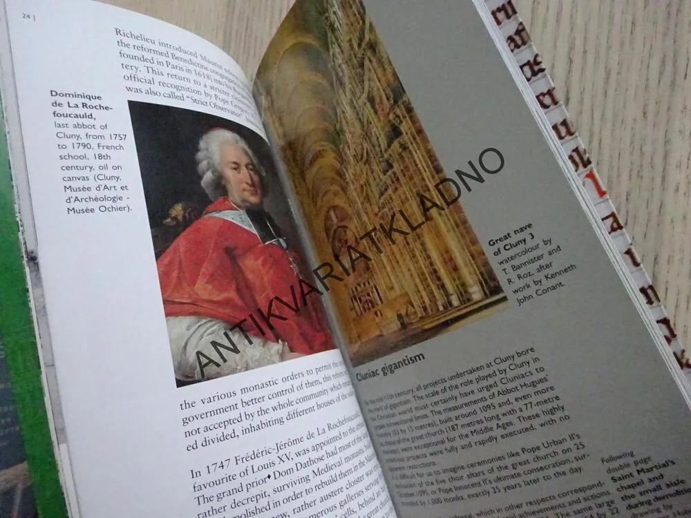 THE ABBEY OF CLUNY, ANGLICKY **an