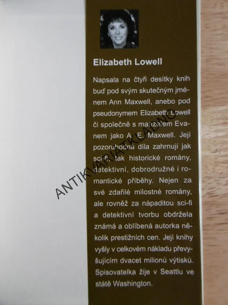 LETNÍ ZÁVRAŤ, ELIZABETH LOWELL, 