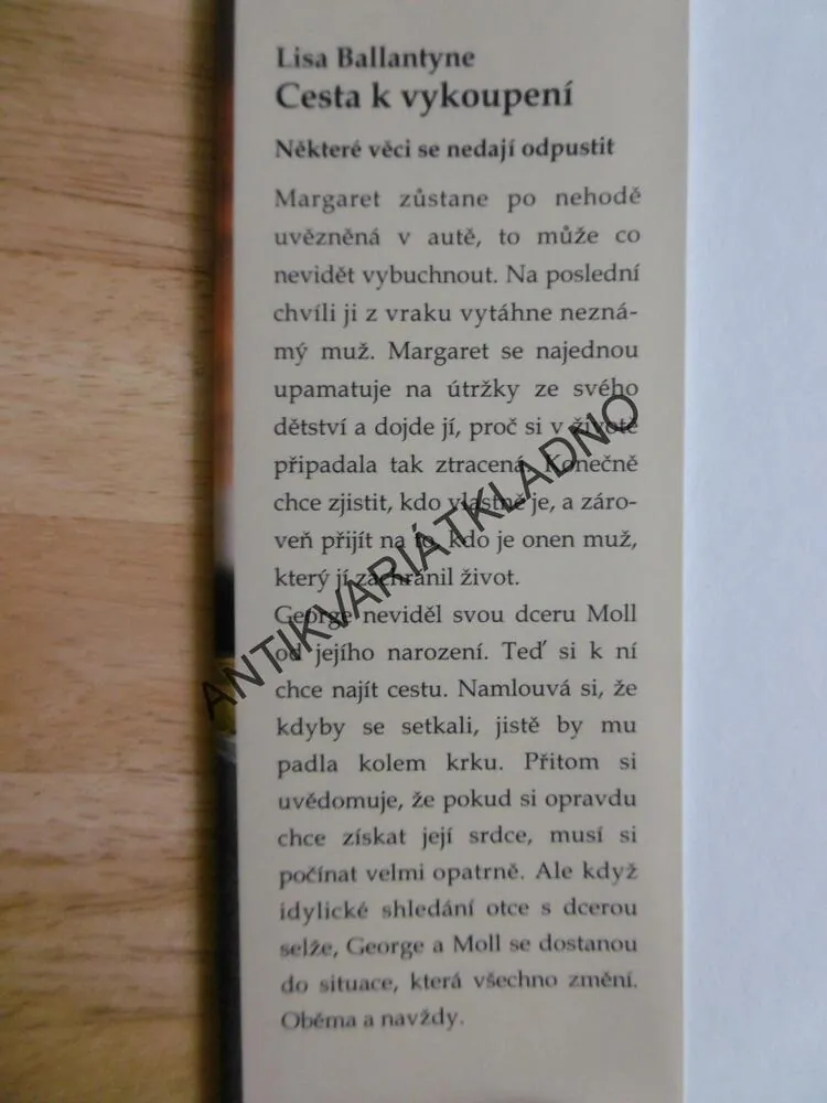 CESTA K VYKOUPENÍ, NĚKTERÉ VĚCI SE NEDAJÍ ODPUSTIT, LISA BALLANTYNE, **an
