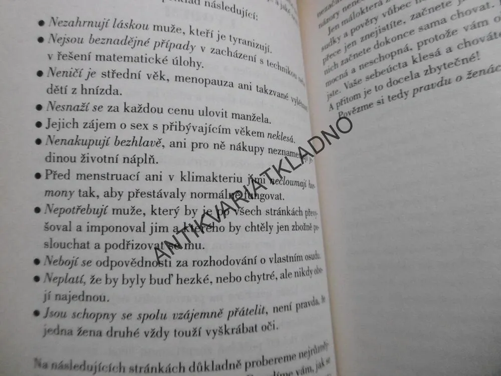 CO SE O ŽENÁCH ŘÍKÁ A JAKÁ JE PRAVDA, EVA SINGEROVÁ, **an